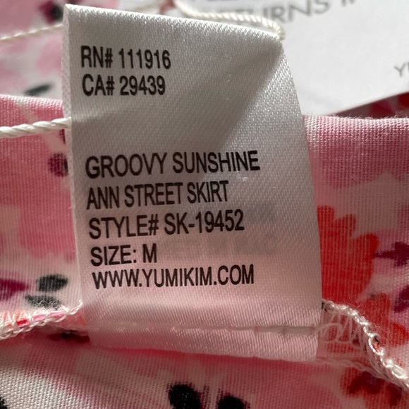NWT Yumi Kim Groovy Sunshine Ann Street Skirt Medium Boho Cottagecore Feminine - Picture 9 of 11